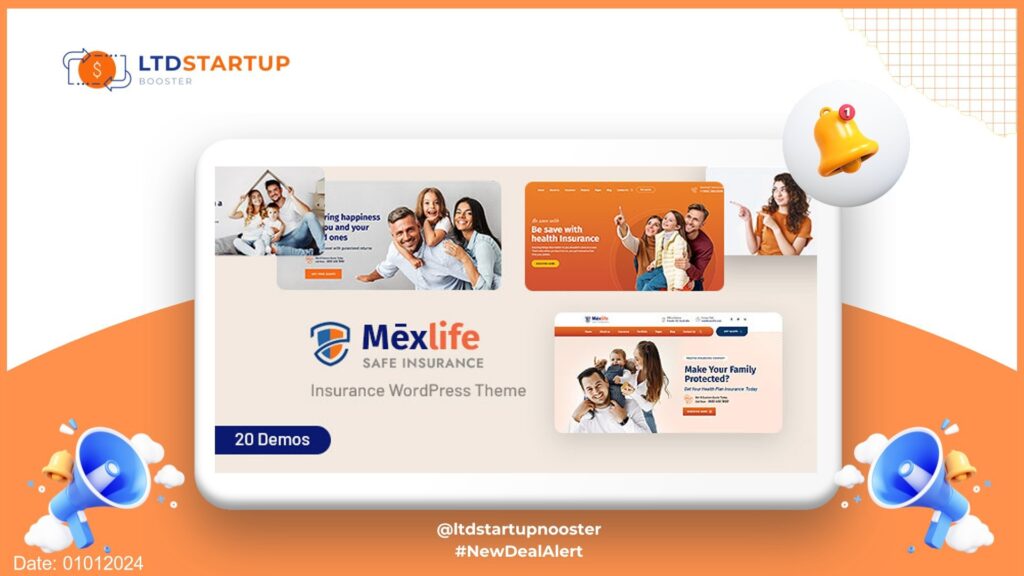 Mexlife - Insurance WordPress Theme for Agencies cover