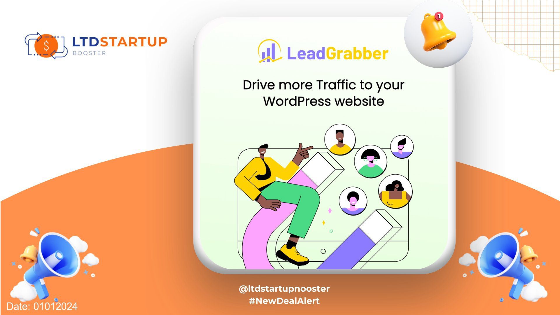 New LTD Alert - LeadGrabber - The Ultimate WordPress Plugin to Capture Leads & Delight Visitors cover