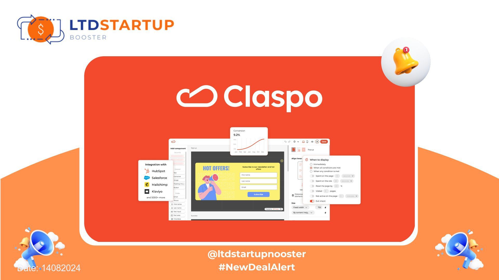 Claspo - Build no-code pop-ups for lead generation cover