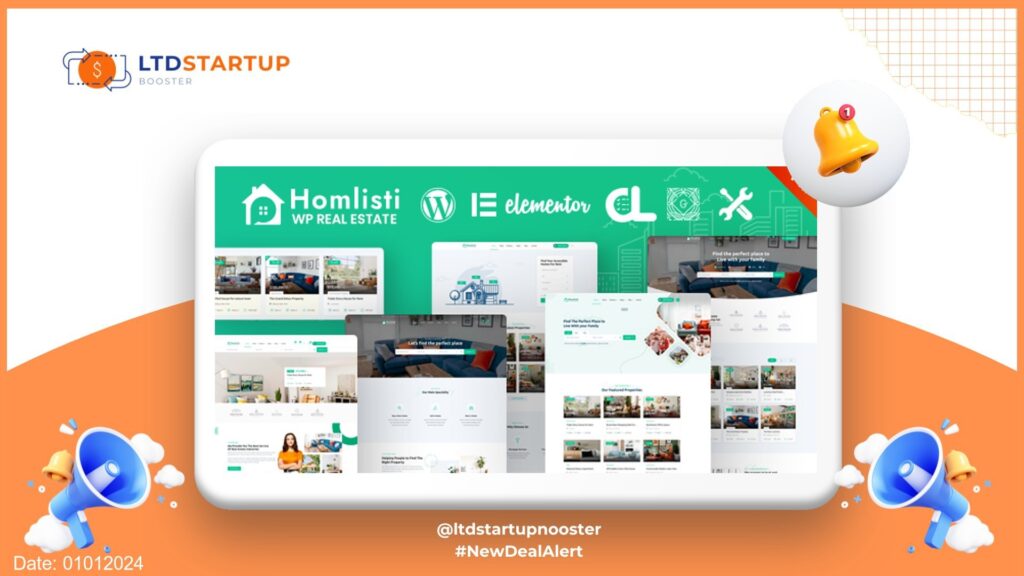 Homlisti – Real Estate WordPress Theme cover