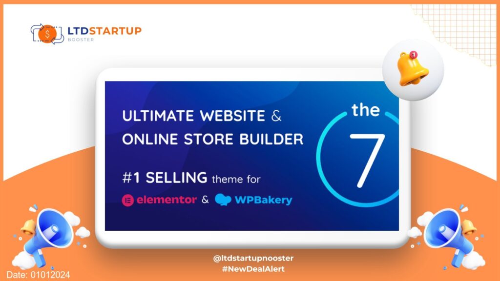 The7 — Ultimate Website & Online Store Builder for WordPress and WooCommerce cover