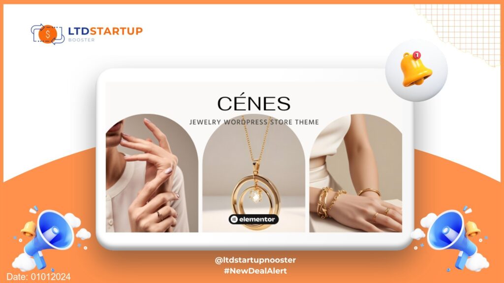 Cenes - Jewelry WordPress Store Theme cover