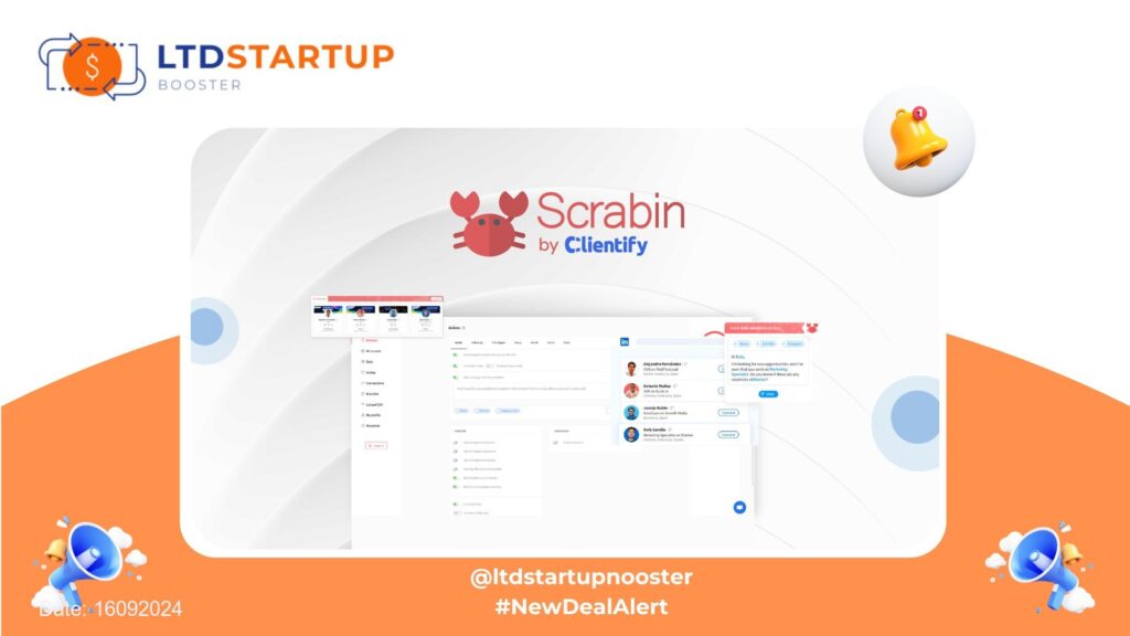New LTD Alert - Scrab.in - Automate your LinkedIn outreach cover