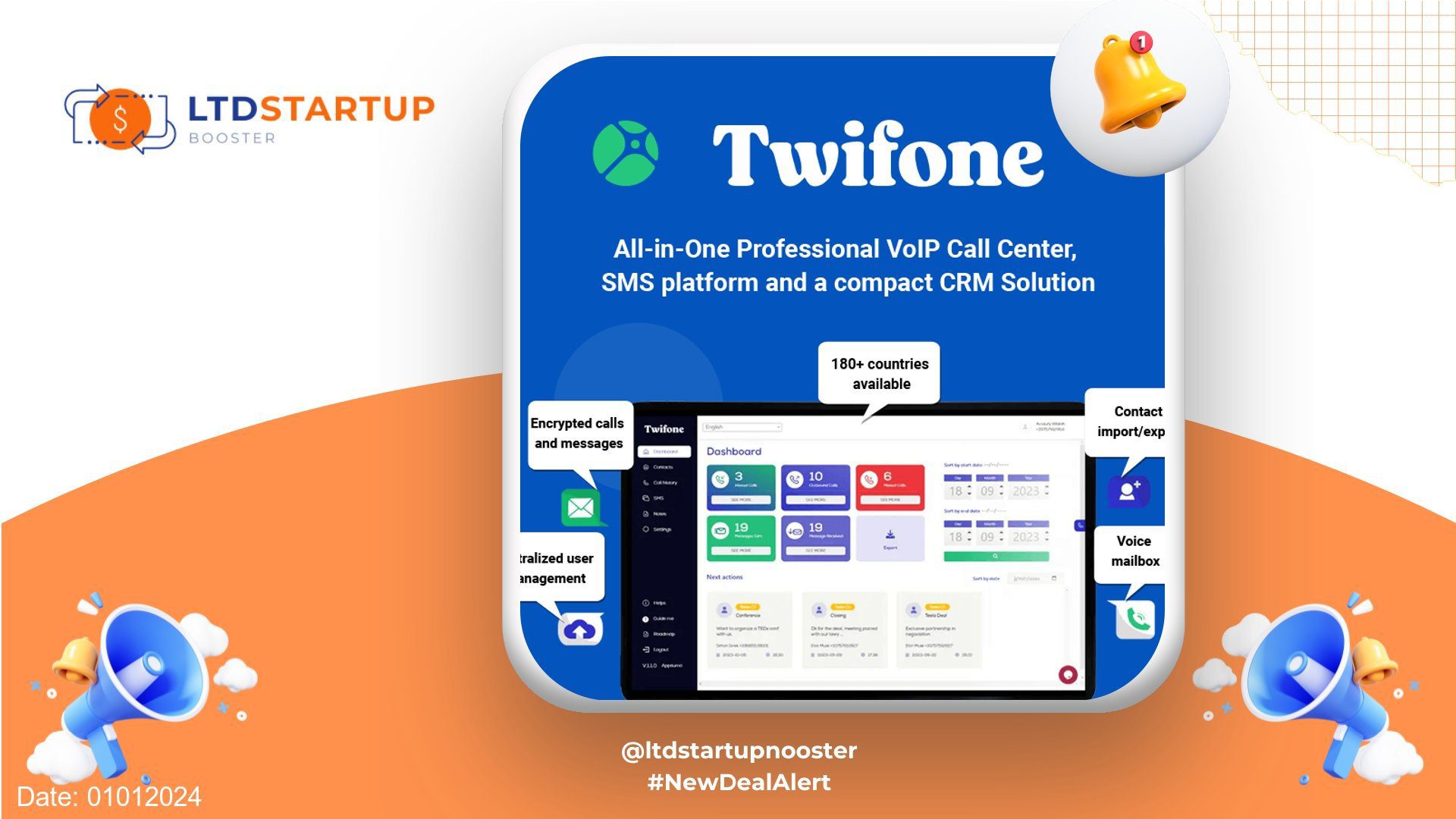 New LTD Alert - Twifone : VoIP-Powered All-in-One Communication and CRM Solution cover