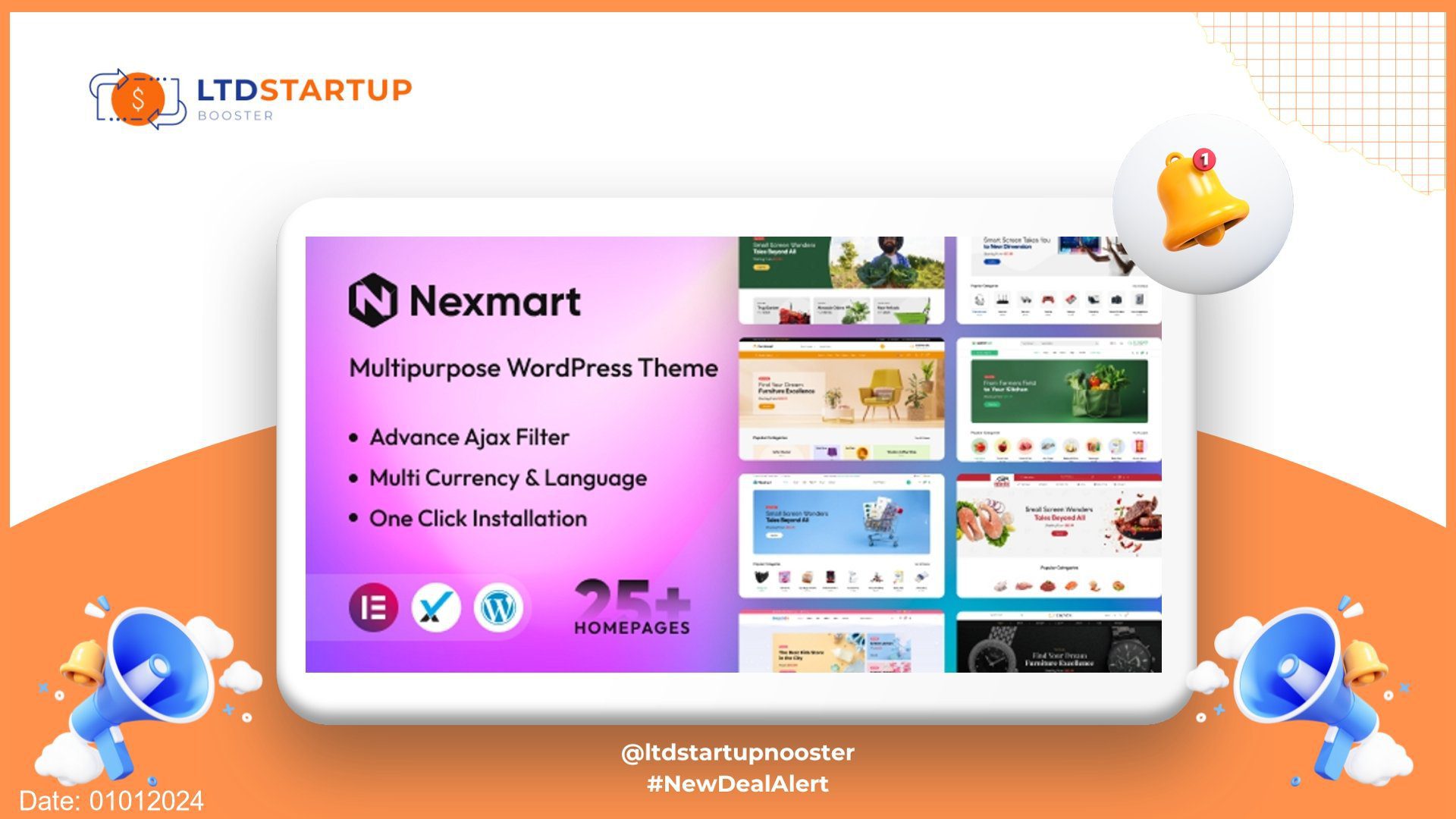 Nexmart - Multipurpose WooCommerce WordPress Theme cover