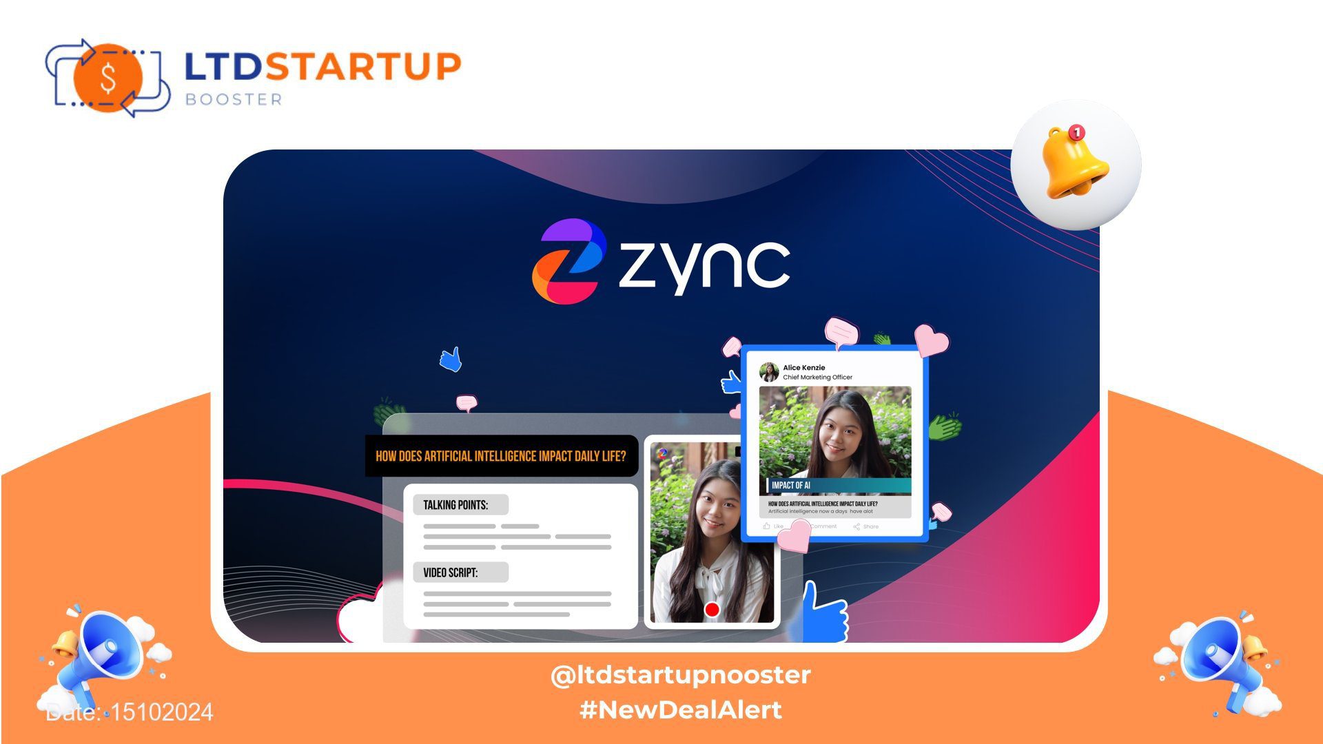 [New LTD] Zync - Turn ideas into short-form video clips cover