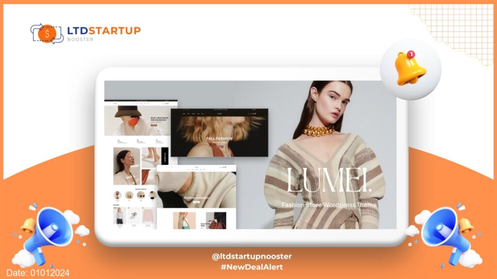 Lumei – Fashion Store WordPress Theme cover