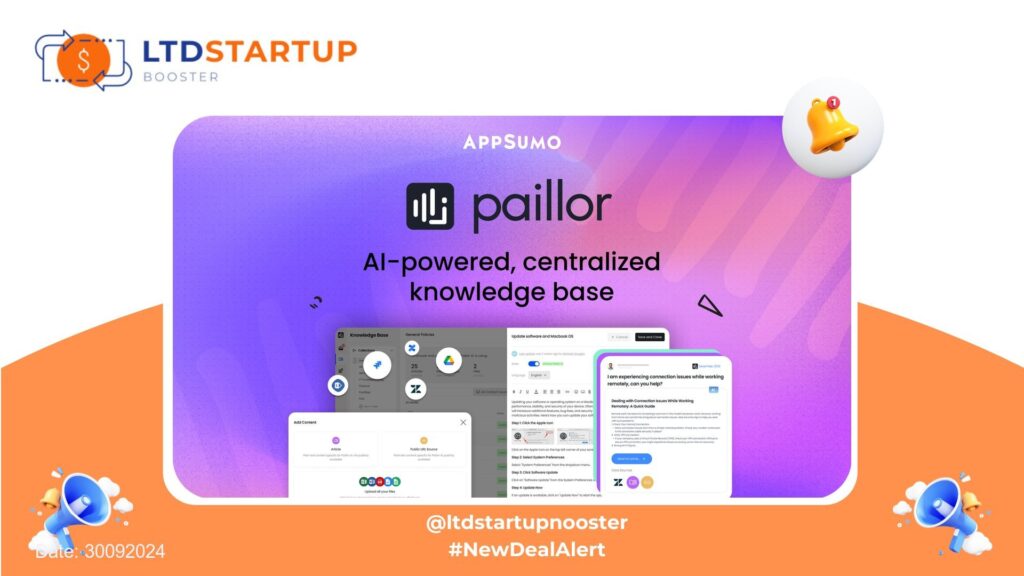 [New LTD] Paillor - Work faster with AI knowledge bases cover