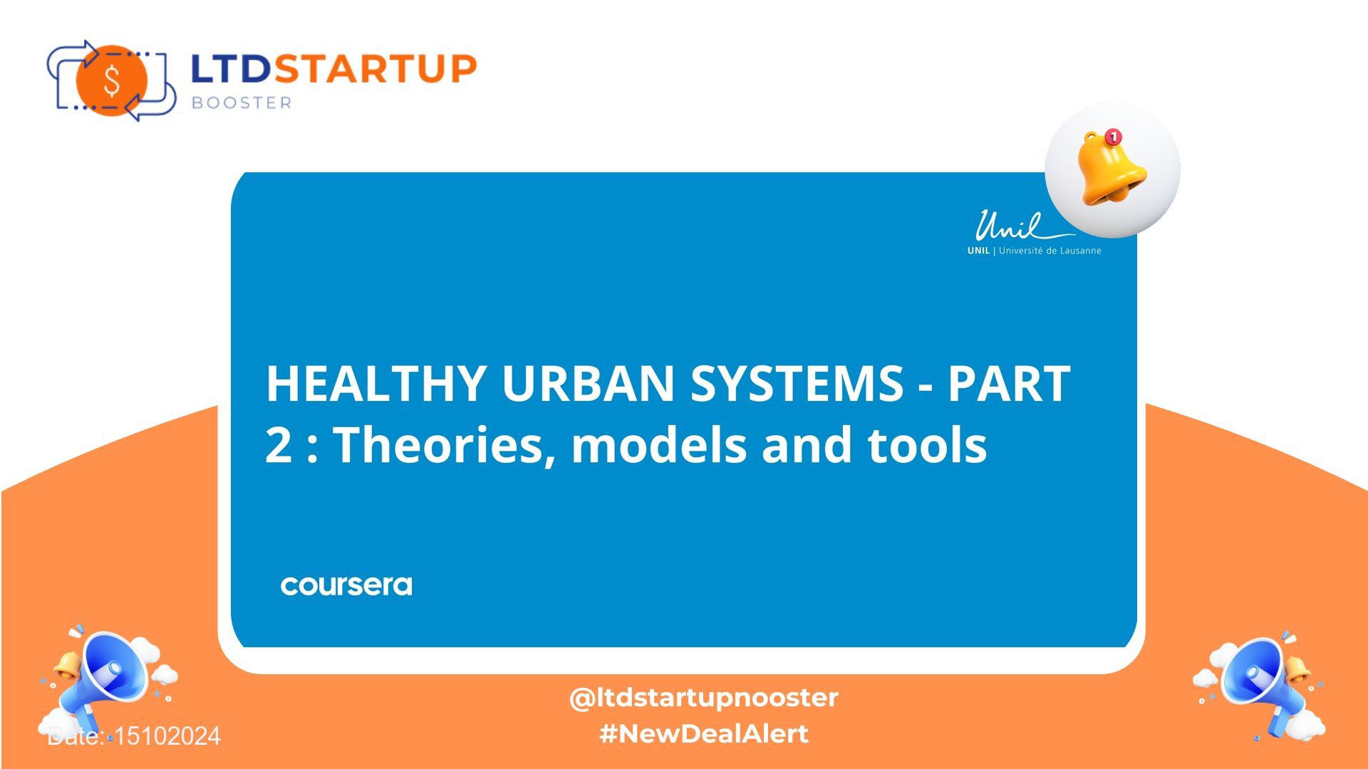 [Start Learning New Skill] HEALTHY URBAN SYSTEMS - PART 2 : Theories, models and tools cover