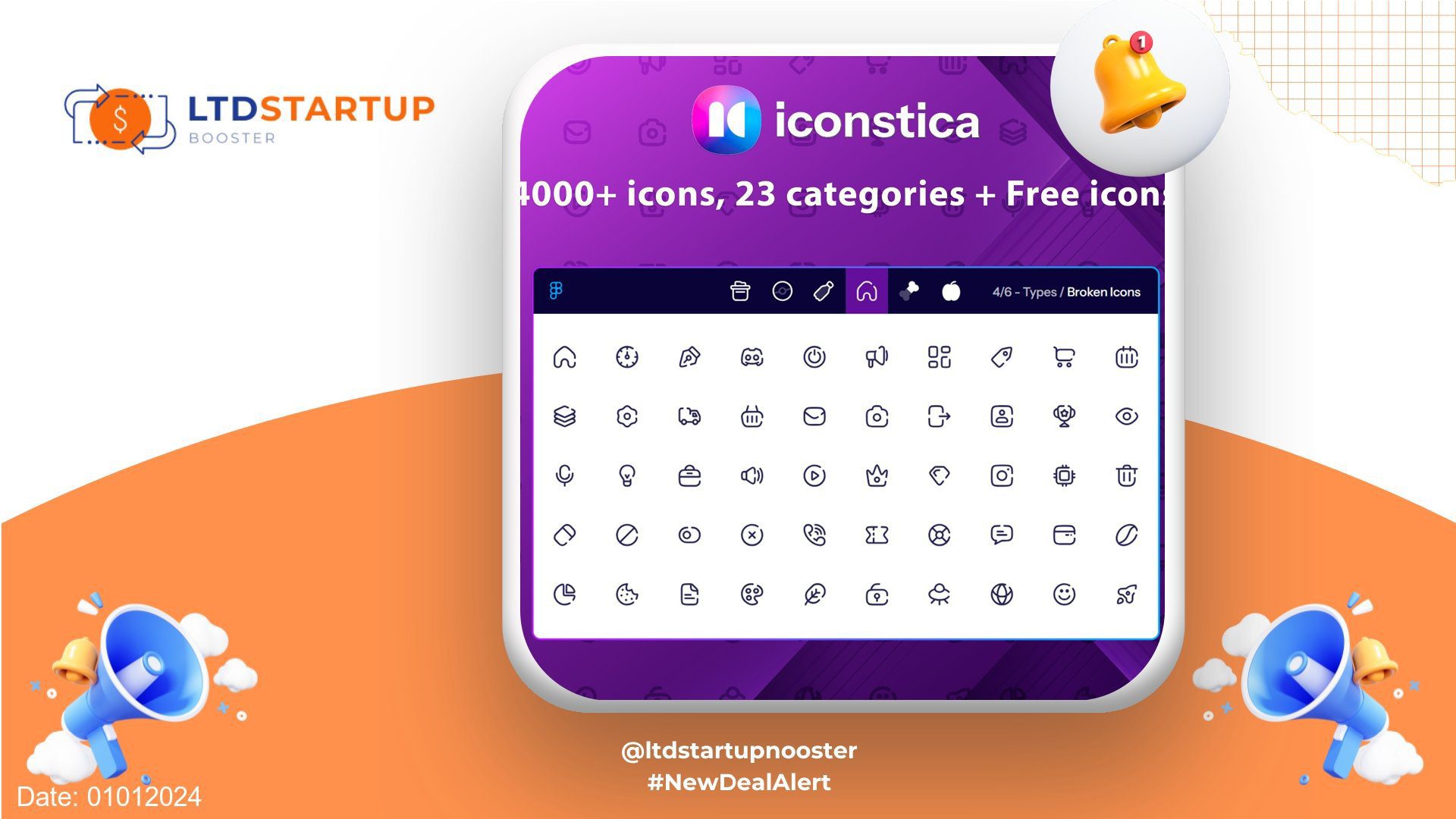 New LTD Alert - Iconstica Lifetime Deal : Elevate Your Design Game! cover