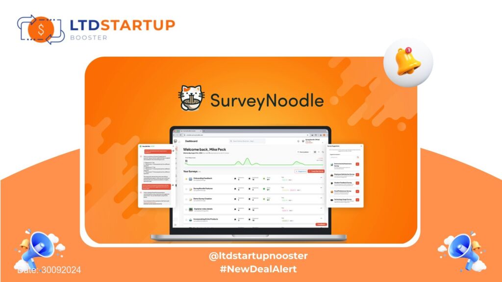 [New LTD] SurveyNoodle - Capture customer and user feedback cover