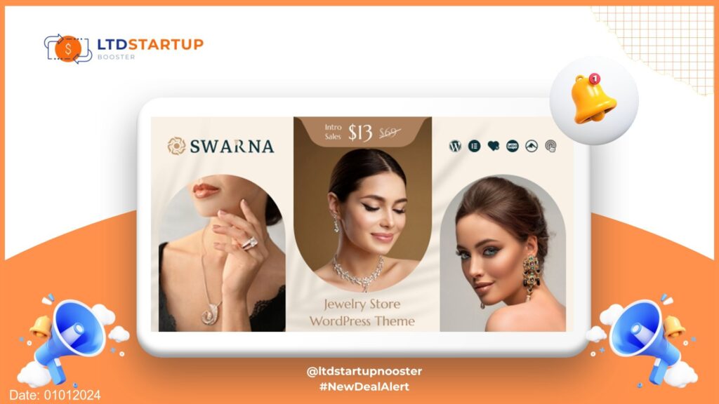 Swarna - Jewelry Store WordPress Theme cover