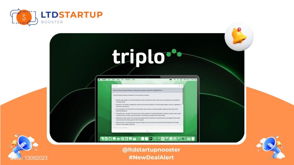 [New LTD] Triplo AI - Real-time AI assistance on any device cover