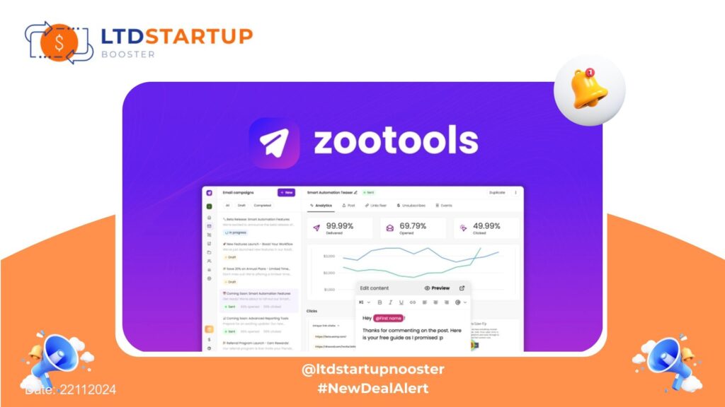 [New LTD] ZooTools - AI-powered email marketing cover