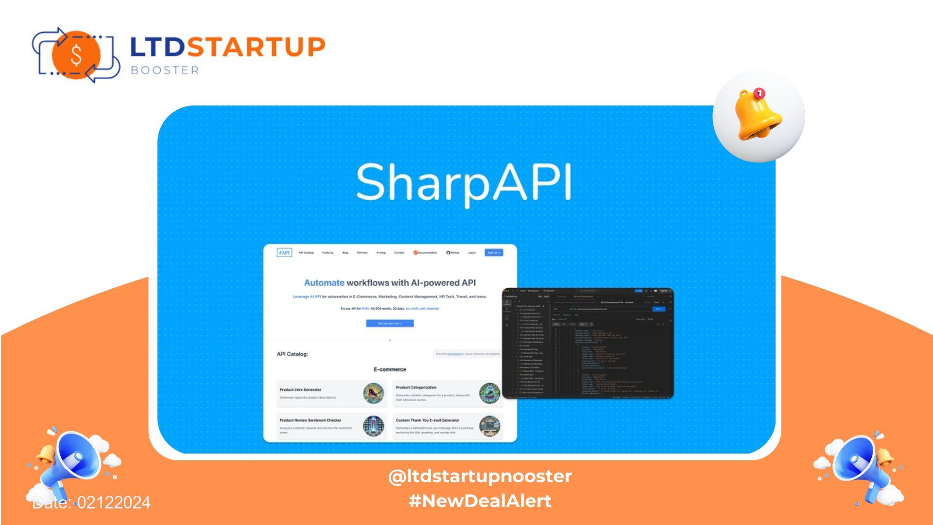 [New LTD] SharpAPI - Automate any workflow with one API cover