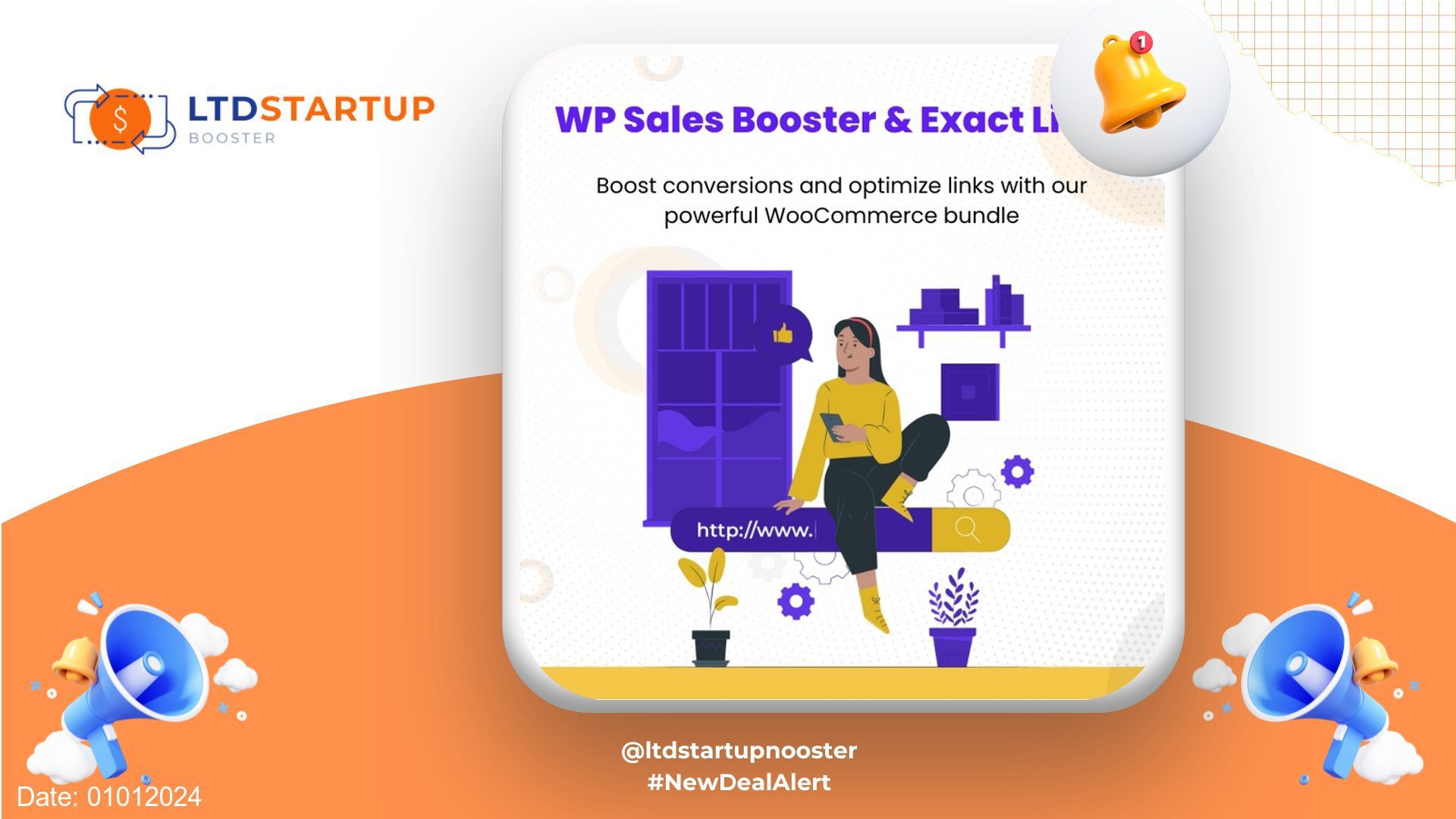 New LTD Alert - WP Sales Booster & Exact Links: Maximize Sales and Optimize Links for WooCommerce cover