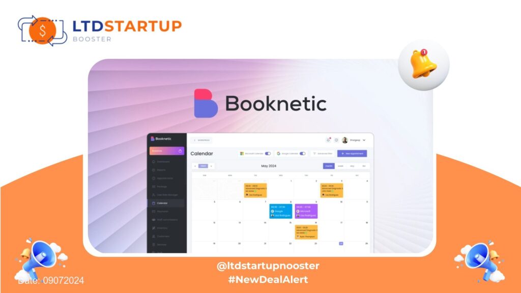 [New LTD] Booknetic - Automate scheduling in WordPress cover