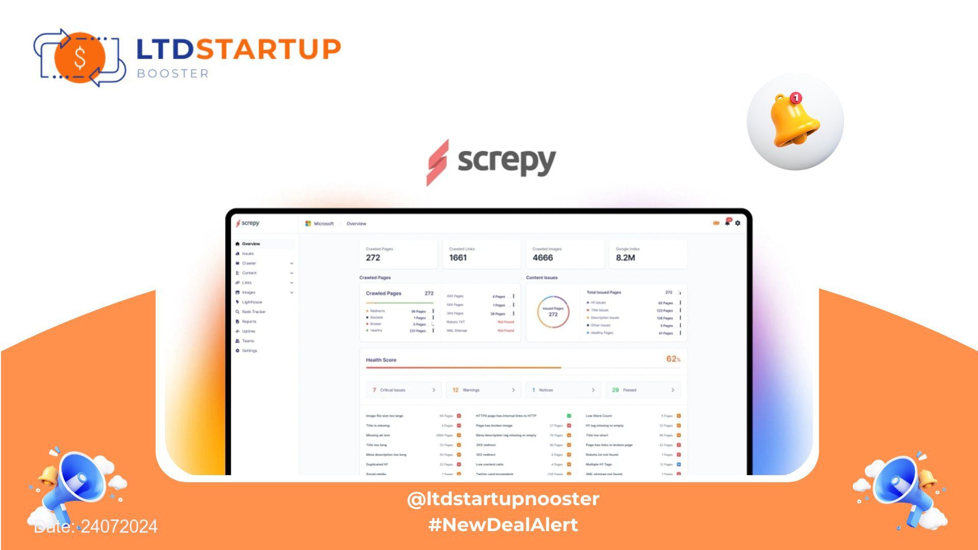 [New LTD] Screpy - Boost Your SEO Efforts Today! cover