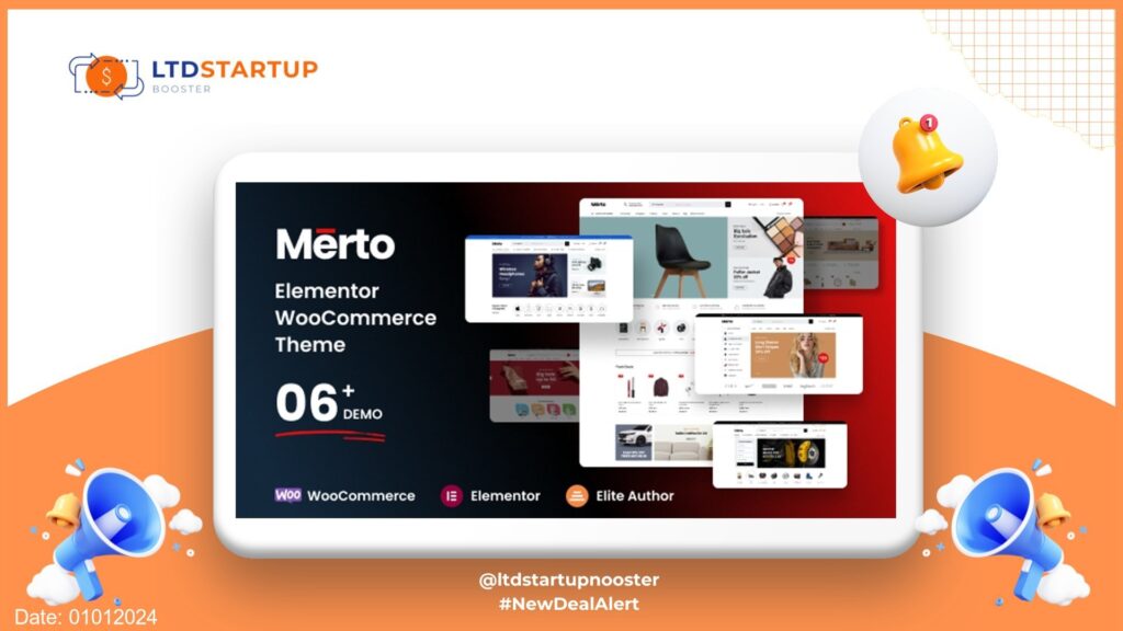 Merto - Multipurpose WooCommerce WordPress Theme cover