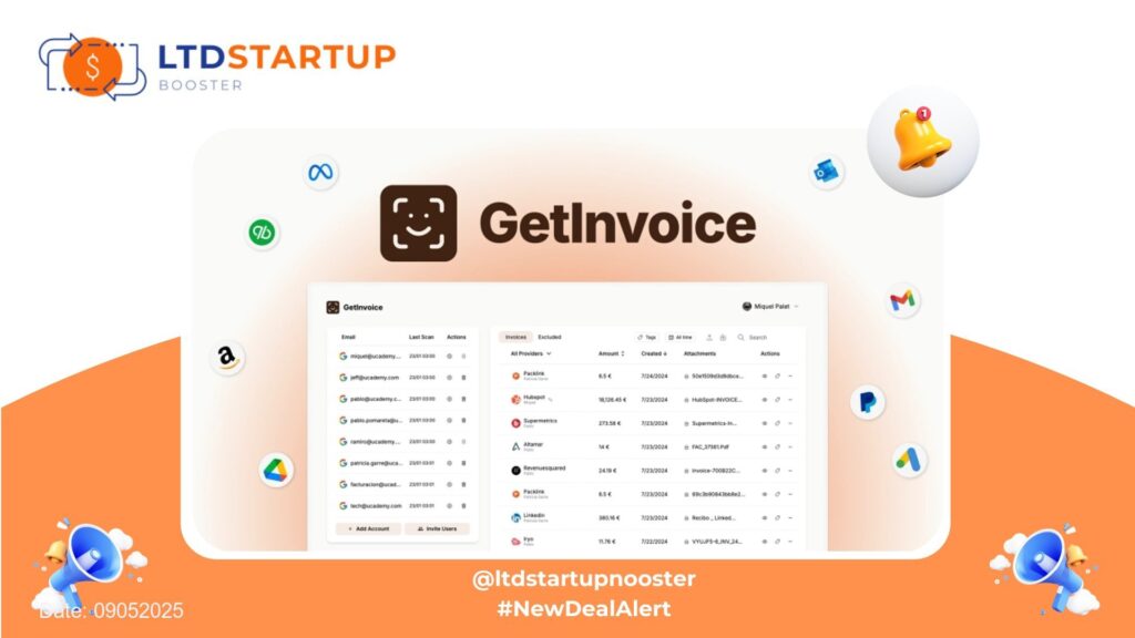 [New LTD] GetInvoice - Manage receipts and invoices with AI cover